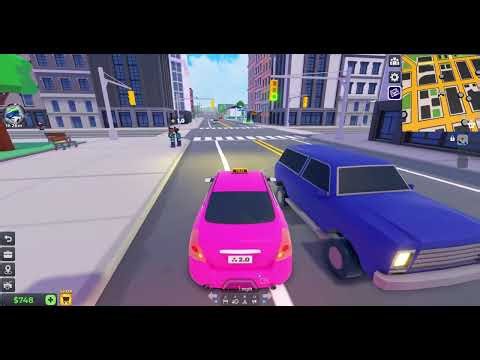 Taxi Boss Simulator gameplay | Taxi pickup on roadside public | Roblox Gameplay of Taxi Boss game