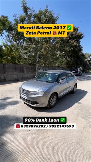 Nilesh Udmale on Instagram: "Nexa Premium car 🚘 Maruti Baleno zeta top Model 2017 Petrol ⛽️ 1st Owner, 57000km, 20+ Best mileage Easy drive single hand 🖐️ fast covered long distance. Feel premium Big alloy wheel 🛞 Push Button start, Steering control, Smart android system Park camera sensor, Auto climate control, Full warranty trust 🥰 1 year ✅Price ₹ 5,55,000/- Negotiable ✅All Maharashtra fast loan ✅One day car 🚘 loan CIBIL 725+ WhatsApp or call ☎️ 8408805182 / 9922756505 / 8855016989 / 8329