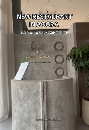 New Restaurant in Accra: Je me Régale