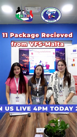 GCD HR & Management Consultancy on Instagram: "🔴 WE ARE GOING LIVE TODAY at 4:00 PM! Join us LIVE on Facebook & TikTok for an important and exciting update ✨ 📦 Good News! We have received a package from VFS Malta 🇲🇹 During our live session, we will open the package LIVE and check the visa results together. ⏰ Time: 4:00 PM Today 📍 Platform: Facebook & TikTok Live 👉 Don’t miss this moment - join us live and witness the results in real time! --------------------------------------------------