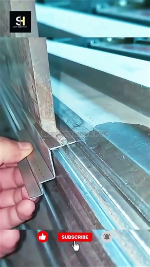 This metal bending machine is satisfying to watch #StainlessSteel #Machinery