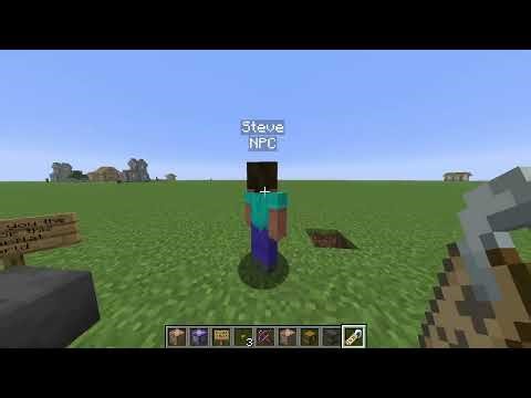 I Played with the New Mannequin Mob in Minecraft!
