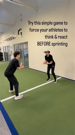Want a better way to train athletes to sprint ? GAMIFY THAT SHIIII I have had athletes at EVERY LEVEL of multiple sports play this game for the last 18 years From pro hockey & football players Down to the little guys And guess what, every one LOVES it ✅ It’s engaging ✅ It’s a competition ✅ It’s fun ✅ It’s more applicable to sports (read & react) ✅ They’ll learn to sprint starting off of both feet (more game like) ✅ Did I mention, it’s fun ???? Seriously, save & try this next time you’re working 
