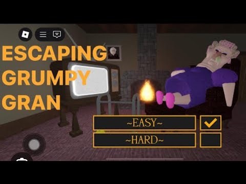 Grumpy gran (scary obby ) gameplay not full short video this is full video come soon to sister