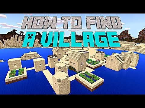 How to Find A village in Minecraft PE! (BEST METHOD)