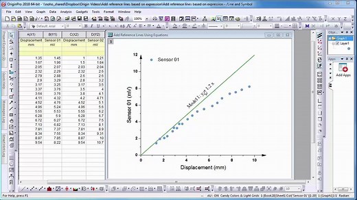 根据公式或者绘图数据的统计值来添加参照线