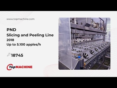PND Process, Fruit - Slicing and Peeling Line used