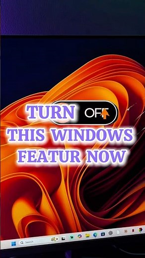 Turn off this windows feature now 💻👨‍💻. #pctips #windows11 #computertechnic #techtips #tech #pc