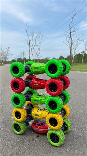 Wow🤩Racing rc remote control five stunt moka cars came to road 😂||