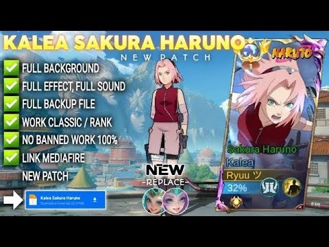 Script Skin Kalea Sakura Haruno No Password | Full Effect & Voice | New Update