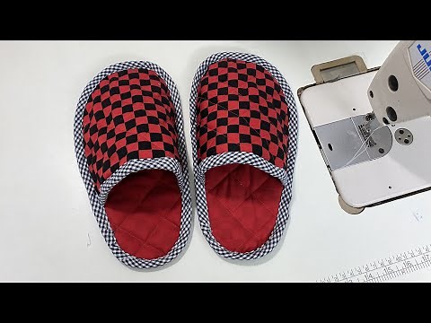🌹 How to Sew House Slippers in Winter | DIY Warm Slippers | Simple Tutorial