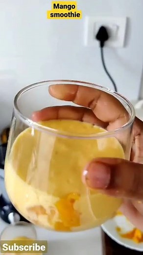 easy mango smoothie recipe | quick mango juice | summer smoothie