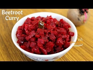 Beetroot curry recipe | Beetroot Dry curry recipe | Beetroot sazi by sharon Indian Curries