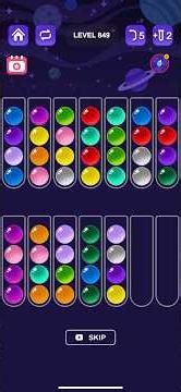 Level 849 - Ball Sort - Color Puzzle Master