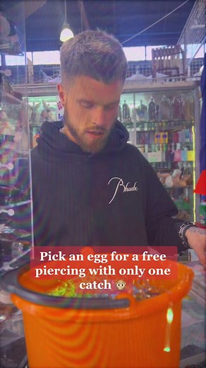 Mystery Egg: Win a Free Piercing Tomorrow!