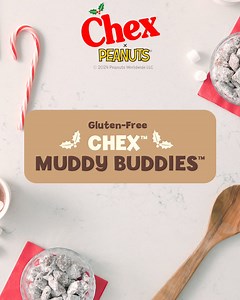 3.9K views · 3K reactions | Holiday party? Chex Muddy Buddies for the win! This chocolatey, peanut butter-covered treat is easy to make and so fun to eat! | Chex | Facebook