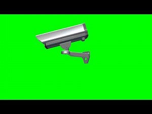 Security Camera green screen 3 - free use