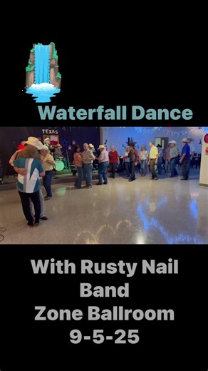 Always fun and tonight there was almost no waiting! Waterfall dance once around the floor and dance with different partners fun making dancing friends #dancing #thingstodoinwchitafalls #countrydancing | City of Wichita Falls 50 Plus Zone