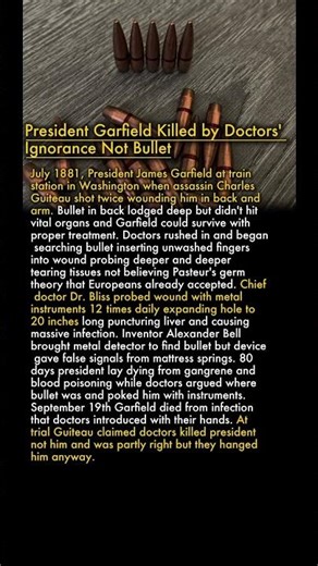 🩺 Doctors Killed President With Dirty Hands Searched Bullet 80 Days He Died 😱💔