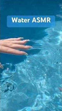 Water ASMR 🌊 (From pool ASMR vid)#asmr #asmrsounds #lofiasmr #visualtingle #waterasmr #watersounds