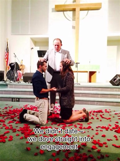 A Beautiful Proposal Story in Church