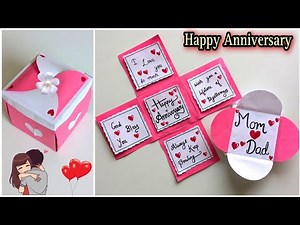 Handmade Anniversary Gift Box Ideas💕 l DIY Anniversary Card Making Ideas l Anniversary Cards Easy l