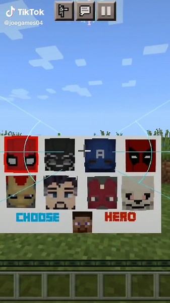 マイクラのマーベル世界を探索しよう！