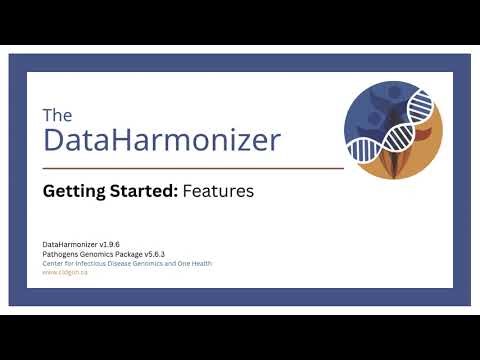 The DataHarmonizer - Getting Started: Features