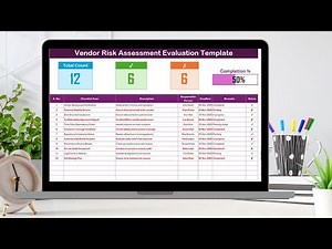 Vendor Risk Assessment Evaluation in Excel
