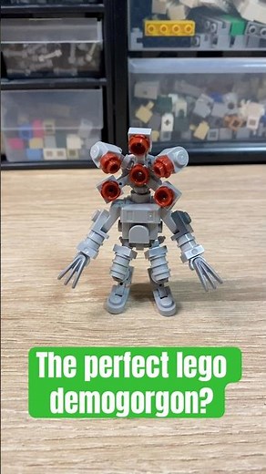 Building the perfect demogorgon in lego #legomoc #demogorgon #strangerthings #fyp #minimoc #afol