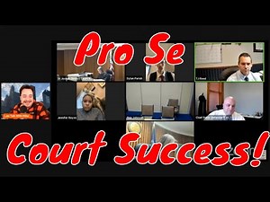 Pro Se Court Success!