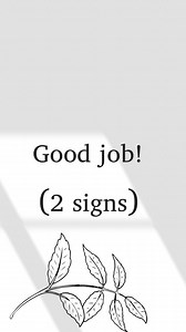30K views · 10K reactions | Phrase of the day: “Good job” 2 different ways to sign it. #asl #learntosign #americansignlanguge | Learn ASL with Deborah | Facebook