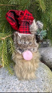 Gnome bottle covers #winebottledecor #gnomes #FestiveGiftIdeas #anobletouch | A Noble Touch