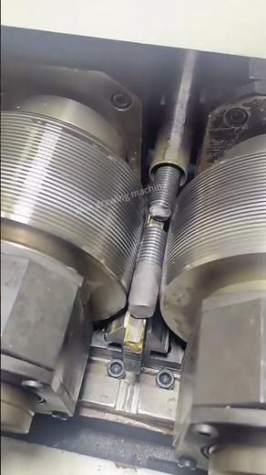 Thread rolling machine！This thread rolling machine is incredibly durable! #machine #cnc #factory