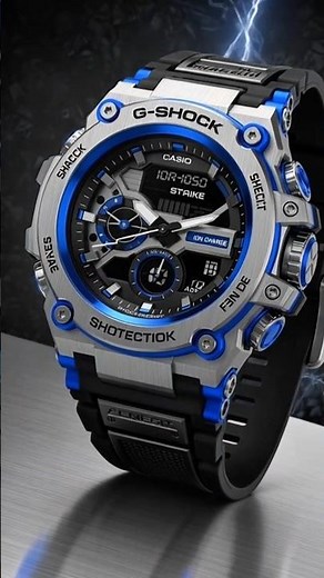 Casio G-Shock 2026 ION STRIKE – Titanium + Electric Blue Concept#casio
