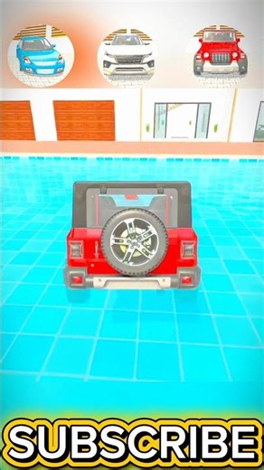 SWIFT Vs THAR POOL JUMP 🦘| INDIAN THEFT AUTO SIMULATOR #shorts #indiantheftautosimulator