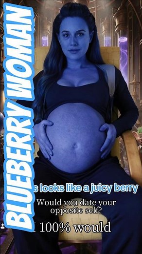 Blueberry man meets blueberry woman