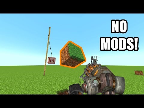 Playing Tetherball with a Gravity Gun? -- Minecraft Physics Datapack