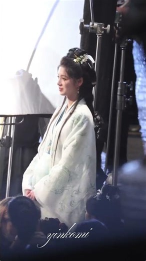 AiMi from set │Key to the Phoenix Heart #aimee #aimi #amy #trending #shorts #houminghao #cdrama