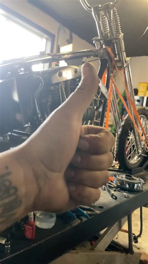 Worst Part ever made #chopper #shovelhead #deathmetalcycle