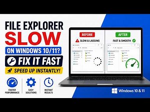 How to Fix Slow File Explorer in Windows 10 & 11 (Speed Up Instantly)