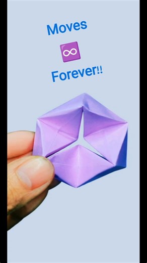 Origami Flexagon | Moves infinity | #origami #papercrafts #diy #paperfolding #viral #viralvideo