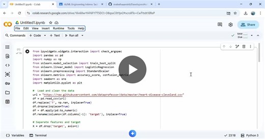 #machinelearning #datascience #python #artificialintelligence #healthtech #predictiveanalytics #logisticregression #datacleaning #softwareengineering | Maleeha Aamir