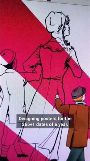 Designing Posters for ALL 366 Dates - Ellis Island 🗽🇺🇸 [Jan 1, pt. 4] #history #artwork #immigrants