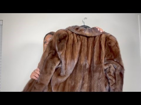 My First Fur Coat: Vintage Mink Coat Unboxing from The RealReal