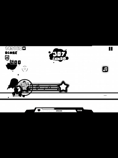 After almost 40 tries I did it -Ketsu #musedash #rhythmgame #badapple #touhou #touhouproject