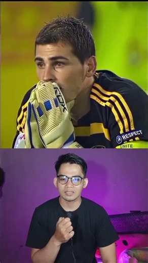 “Skill battle: Buffon vs Casillas.”