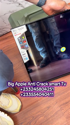 ⸻ 📺 SMART UHD ANTI-CRACK TV Strong. Smart. Long-Lasting. Looking for a smart TV that doesn’t crack easily? Our Anti-Crack Smart TV is built with extra-strong screen protection, perfect for homes, shops, offices, churches, and families with kids. ✅ Key Features ✔ Anti-Crack Reinforced Screen ✔ Smart TV (YouTube, Netflix, Prime Video, Apps) ✔ UHD / Full HD Crystal-Clear Display ✔ Strong Body – Built to Last ✔ HDMI & USB Ports ✔ Energy-Efficient (Works well with Inverters & Solar) 🛡 Why Choose An