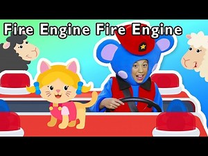 Fire Engine, Fire Engine and More | FIRE TRUCK RESCUE SONG | Baby Songs from Mother Goose Club! - Videos For Kids