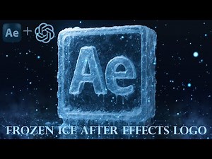 Frozen Ice After Effects Logo – Cinematic 3D Render Tutorial